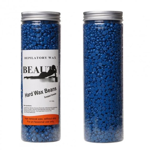 Купити Віск для депіляції Beauty Hard Wax Beans (400 г, гранули, синій) , ціна 299 грн, фото 1