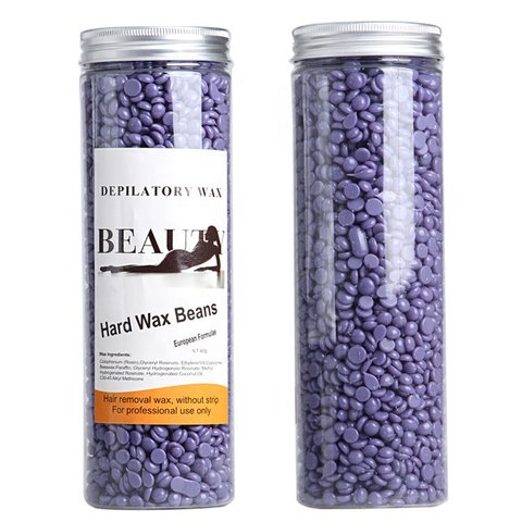 Купити Віск для депіляції Beauty Hard Wax Beans (400 г, гранули, фіолетовий) , ціна 299 грн, фото 1